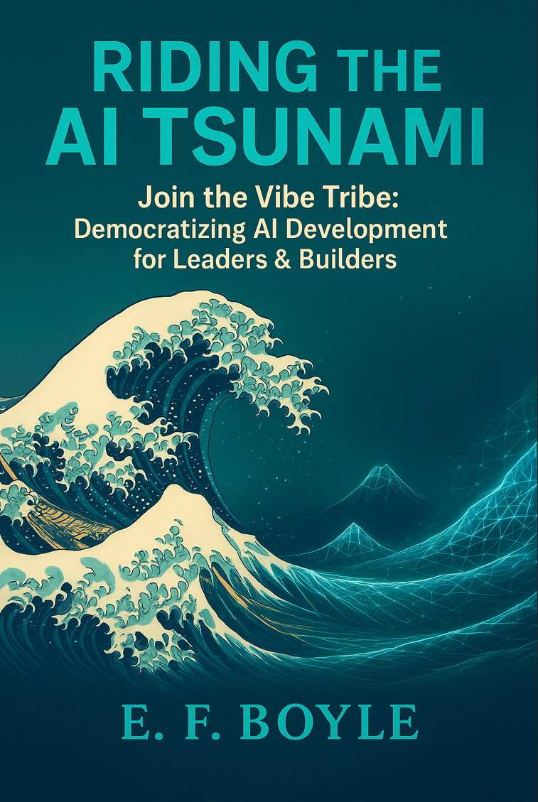 Riding the AI Tsunami Book Cover